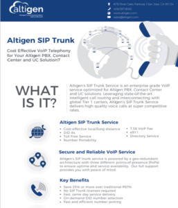 SIP Trunking